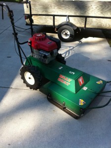 The "Billy Goat' Brush Mower