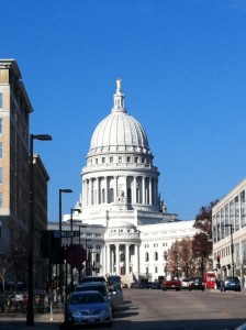 Ever vigilant atop The Capitol: Forward!