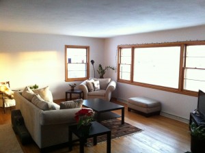 The living room