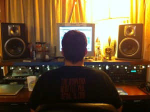 Norm working on the instrumental mix of Selenium