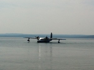 Sea Plane off Madeline Island